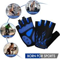 Guantes de bicicleta con almohadilla de Gel para hombre y mujer, manoplas transpirables antideslizantes para ciclismo de carretera, 5MM, 1 par - details 7