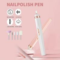 Kit de taladro eléctrico HB para uñas, Conjunto de manicura y pedicura recargable por USB con motor de alta velocidad, 4 - details 2