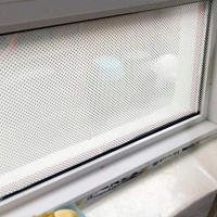 Pegatina de malla autoadhesiva para ventana de vidrio, película de aislamiento térmico para privacidad de habitación, parasol para ventana de oficina y coche, Anti-UV - details 4