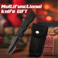 1 cuchillo de bolsillo multiherramienta cuchillo táctico con hoja sierra alicates destornillador abridor de botellas cuchillo plegable de acero inoxidable perfecto para hombres camping emergencia uso diario al aire libre - details 0
