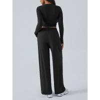 Conjunto de Pantalones Interiores Deportivos de Yoga Estilo Europeo y Americano - details 14