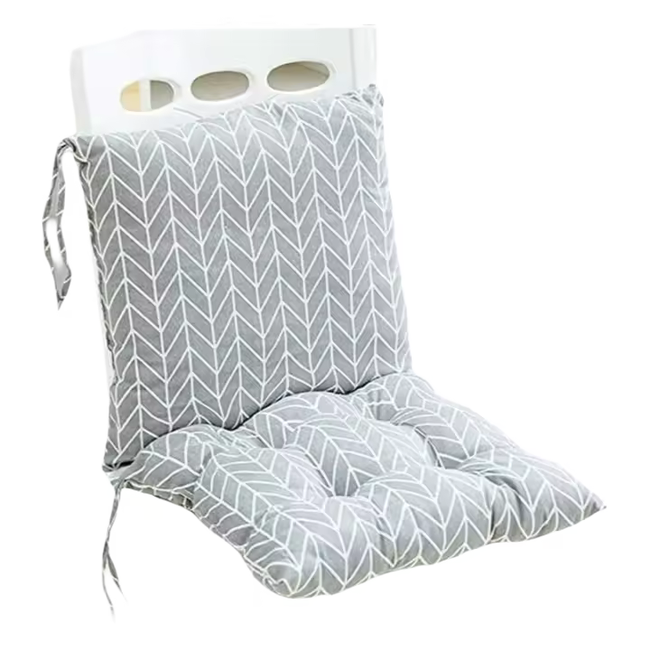 Juego de 1 cojín con respaldo para asiento de comedor, sin silla, 40 cm x 40 cm - 1