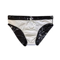 Jessborn calzoncillos de baño para hombre, bañador sexy con textura de rayo europeo y americano, traje de baño para entrenamiento en la playa - details 8