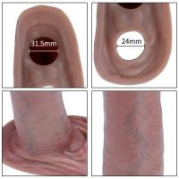 Embalaje privado SEXY Funda extensora reutilizable Funda con cabezal Funda para agrandamiento de pene Extensión para hombres Adultos Placer Retraso Eyaculación Juguetes sexuales masculinos - details 3