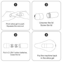 Leten Vibrador de Silicona para Mujeres 10 Modos de Vibración para Autoestimulación y Masaje Clitoris Juegos de Flirtería para Parejas - details 5