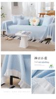 Manta suave de Color sólido para sofá, cubierta multiusos, toalla de sofá, decoración del hogar, alfombra de Picnic para acampar al aire libre - details 14