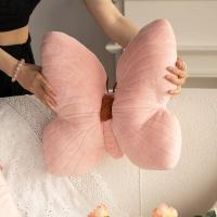 Cojín de Almohada de Mariposa de Peluche Corto Cojín de Almohada Rosado para Niña - details 7