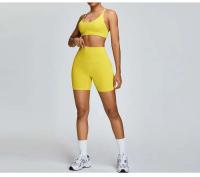 Monos de Yoga sin Costuras Ouwu Shorts Deportivos de Cintura Alta para Mujeres - details 3