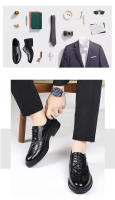 Zapatos de Cuero de Alta Gama para Hombres Zapatos Formales para Jóvenes Transpirables y de Moda - details 3