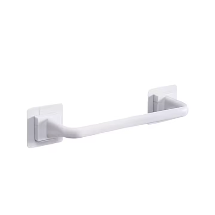 Soporte de montaje en pared para el hogar, toallero de inodoro, estante de almacenamiento de barra de baño, soporte de ropa - 1