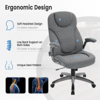 Silla de Oficina Ejecutiva Ergonómica Altura Ajustable, Resalto Alto, Brazos, Ruedas, Negro - details 11