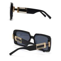 Toyear-gafas de sol cuadradas de diseñador de marca de lujo para mujer y hombre, gafas de sol Vintage con montura grande, gafas de viaje para conducir, tonos ins, UV400 - details 6