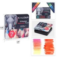 Lápices de Colores Premium 72Pcs Set de Lápices de Agua para Dibujo Artístico de Bocetos Escolares Material de Arte de Lápices en Caja de Hierro - details 8