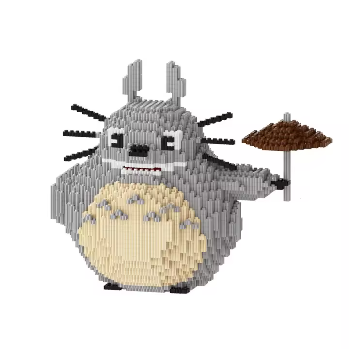 Bloques de Construcción Totoro Rompecabezas 3D Regalo Perfecto para Niños Juguete de Película - 1