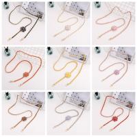Cadena de teléfono cruzada antipérdida, funda de teléfono de cuero Diagonal, correas largas de Metal para colgar en el cuello, accesorios para teléfono - details 0