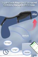 Vibrador Bluetooth para pene, anillo vibrador controlado por aplicación, juguete sexual masculino para adultos, pareja, agente retardante de eyaculación, punto G - details 10