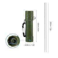 Purificador de filtración para beber al aire libre, vida de emergencia, filtro de agua de paja de supervivencia portátil, suministros de viaje y Camping - details 5