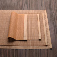 Mantel de Mesa de Bambú Natural Estilo Japonés Almohadilla de Mesita de Té - details 4