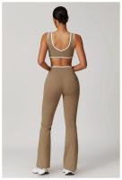Conjunto de Yoga de 2 Piezas Trajes de Entrenamiento de Poliéster para Fitness - details 38