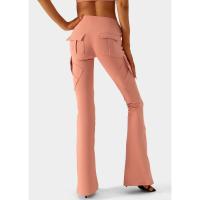 Pantalones de Pierna Ancha 2025 Ajuste Perfecto, Sensación de Desnudez, Alto Talle, Etiqueta Micro para Yoga y Trabajo - details 6