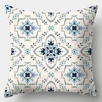 Funda de Almohada de Poliéster con Patrón Geométrico Tamaño 45x45CM Ideal para Decoración de Hogar - details 9