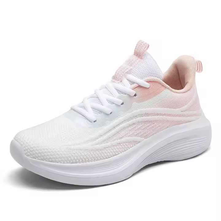 Nuevos zapatos deportivos, zapatos para correr ligeros tejidos con mosca para parejas de hombres, zapatos para caminar de suela blanda, zapatos de viaje para mujeres - 1