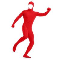Traje de cuerpo completo Halloween, mono naranja, disfraz de Ninja Mardi Gras, ropa de fiesta para mujeres y hombres, mono de cuero - details 5
