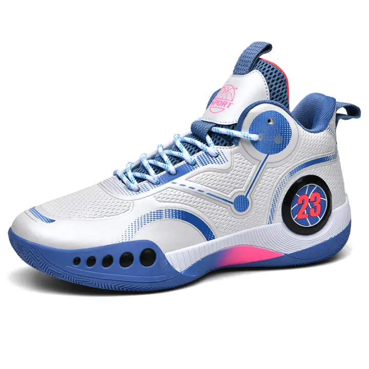 Zapatillas de entrenamiento deportivas de baloncesto transpirables y antideslizantes para hombre, de moda 9 2 - 1