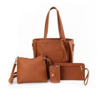 4 unids/set mujeres niñas bolso portátil de alta capacidad bolso cruzado bolso de hombro cartera monederos - details 6