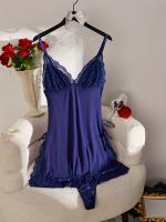 Conjunto de camisón y braguita de diseño encantador con tirantes finos y cuello en V, ropa sexy para mujer - details 37