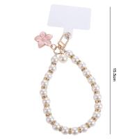 Cordón de perlas para teléfono móvil, cordón desmontable antipérdida, correa para teléfono móvil, pulsera corta, cadena, correa para muñeca, accesorios para teléfono - details 1