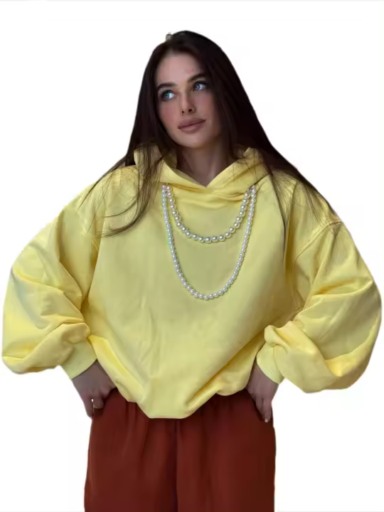 Nueva Sudadera con Capucha de Manga Larga para Mujer Primavera-Otoño 2025 - 1