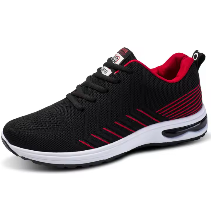 Nuevos zapatos Flyknit Upper para hombre, zapatos informales para correr con suela suave, zapatos deportivos de moda para hombre - 1