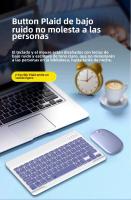 Kit Teclado y Ratón Bluetooth 5.3 Español - Diseño Ultradelgado 7", Teclado Silencioso con Carga Rápida 44 Días, Ratón Portátil Metalizado - Compatible iOS/Android/Windows para Oficina y Hogar - details 11