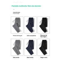 Pantalones de chándal para hombre Cintura elástica holgada Sudadera para correr Sudadera casual para todas las estaciones - details 4