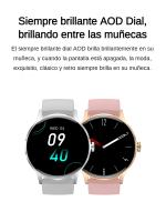 2024 Reloj Inteligente Hombres Mujeres, Smartwatch con Llamada Bbluetooth, Pantalla AMOLED de 1,43