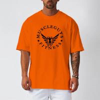 Summer Cool Men's Casual Sports Oversize Loose T-shirt Handsome Fashion Gym Fitness Short Sleeve Quick Dry Breathable Clothing - details 11