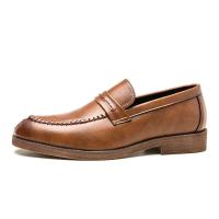 Nuevo producto Creatividad 2025 Moda y ocio Zapatos de vestir Oxford de cuero genuino para hombres Suelas hechas a mano - details 15