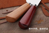 Cuchillo profesional cortador de cuero, hoja de acero inoxidable para Patchwork, herramienta de corte de tela de papel, patrón de madera - details 2