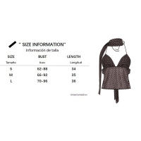BUNO-Camisola de gasa para mujer, Top corto de leopardo Y2k, moda de verano, ropa de calle, camiseta sin mangas, Tops sexis sin mangas para mujer, chaleco con hombros descubiertos - details 1