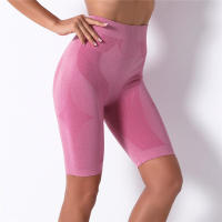Pantalones cortos de entrenamiento para mujer, cinco puntos para fitness, ropa de gimnasio, pantalones cortos de yoga sin costuras - details 6