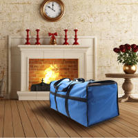 Extra Large Firewood Bag Firewood Holder Indoor with Shoulder Strap for More Firewood Carrying - details 4