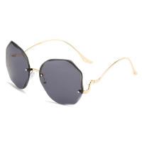 Gafas de sol Polarizadas para mujer, montura Hexagonalel metal, Estilo clásico y elegante 100% protección UV400 - details 1