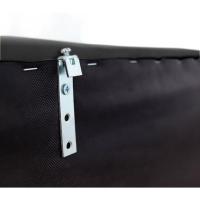 Cabecero tapizado acolchado para dormitorio, modelo Tablet largo en tela antimanchas gris antracita y medidas 151 x 125 cm para camas de 135 o 150 cm. - details 54