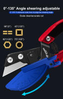 Tijeras Topforza Mitre para ángulos múltiples de 0-135 grados Herramienta de jardinería para cortar tubos de PVC PE Plástico - details 6