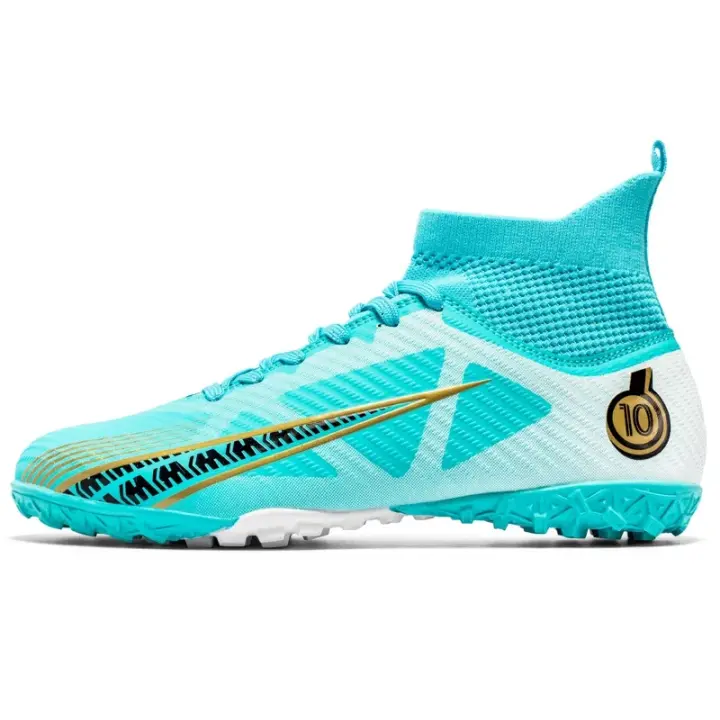 Botas de Fútbol Profesionales Unisex Zapatillas de Fútbol de Pitch de Césped para Entrenamiento al Aire Libre Zapatos de Fútbol Antideslizantes para Niños - 1