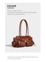 Vintage dulce cool babes premium sense cremallera mango largo locomotora bolsa portátil bolsa de mensajero. - details 7