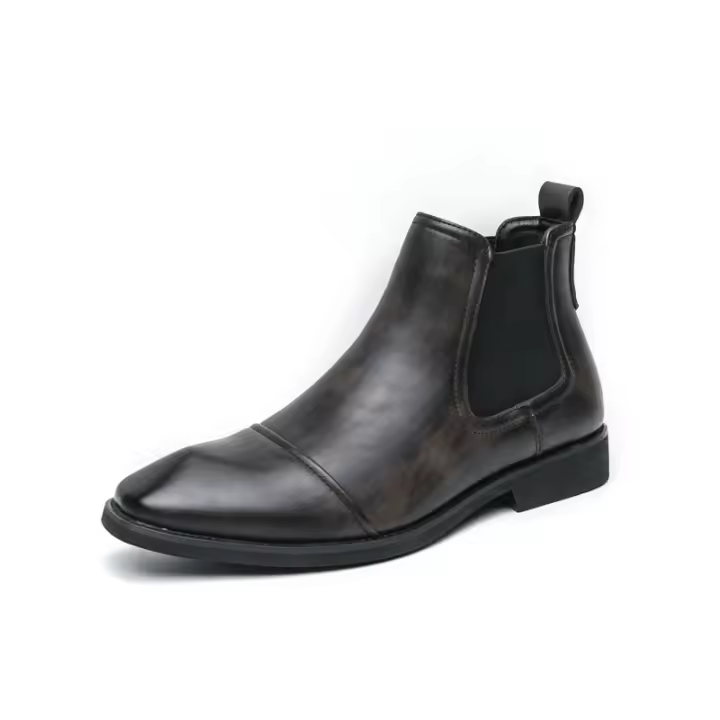 Botas Chelsea con estilo simple clásico conjunto de pies botines casuales de negocios británicos - 1