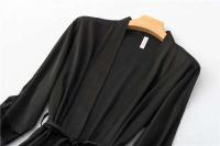 Conjunto de 2 piezas para mujer, camisón con cuello en V, ropa de dormir de seda, ropa, ropa de dormir para el hogar - details 13