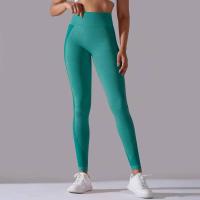 Pantalones Deportivos Sin Costuras para Mujeres Cintura Alta Yoga, Levantamiento de Glúteos, Carreras Ropa de Gimnasio - details 43